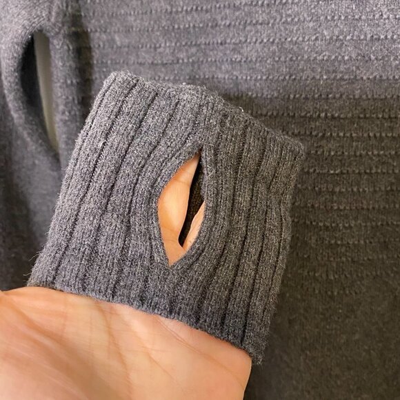 Lululemon Reversible Still Lotus Sweater Gray XS - Picture 9 of 14